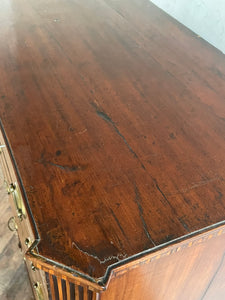 19th Century Dutch Walnut Tallboy Chest of Drawers