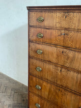 Load image into Gallery viewer, 19th Century Dutch Walnut Tallboy Chest of Drawers
