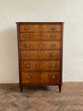 Load image into Gallery viewer, 19th Century Dutch Walnut Tallboy Chest of Drawers
