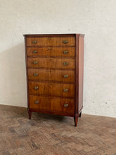 Load image into Gallery viewer, 19th Century Dutch Walnut Tallboy Chest of Drawers

