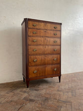 Load image into Gallery viewer, 19th Century Dutch Walnut Tallboy Chest of Drawers
