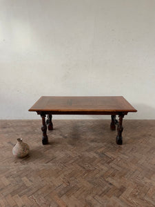 Early 20th Century Walnut Refectory Dining Table