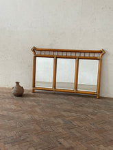 Load image into Gallery viewer, Very Large Triptych Bamboo Mirror
