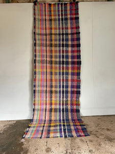 Checked Turkish Rag Runner