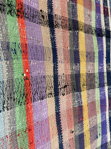 Checked Turkish Rag Runner