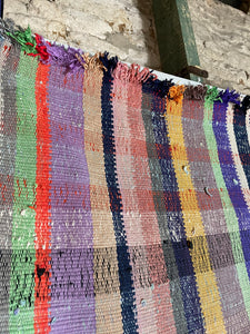 Checked Turkish Rag Runner