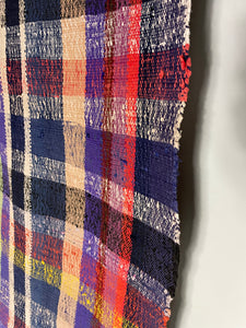 Checked Turkish Rag Runner