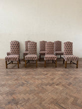 Load image into Gallery viewer, A Set of Eight Oak Dining Chairs - for recovering
