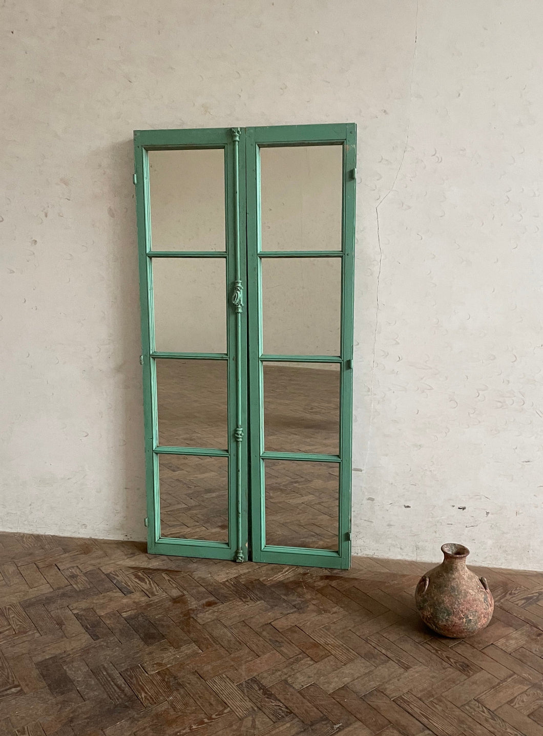 Antique French Mirrored Doors
