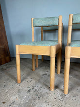 Load image into Gallery viewer, Set of 6 Mid Century Chairs - reupholstered in Pierre Frey

