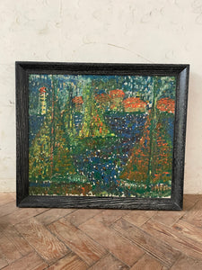 St Tropez 1965 - French Oil on Canvas