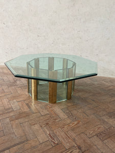 1970's Glass Coffee Table