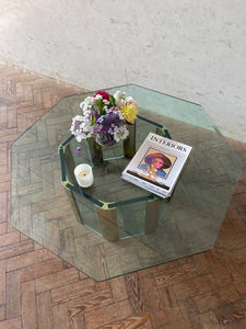 1970's Glass Coffee Table