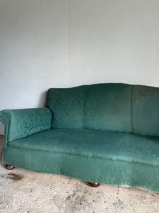 1930s Sofa with Bun Feet