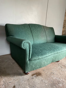 1930s Sofa with Bun Feet