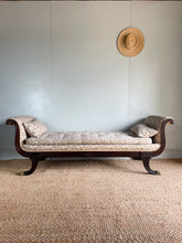 Load image into Gallery viewer, Regency Settee with a Scroll End
