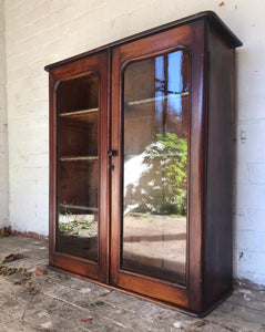 Victorian Glass-fronted Cabinet