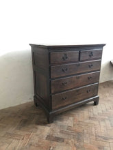 Load image into Gallery viewer, 18th Century English Oak Chest of Drawers
