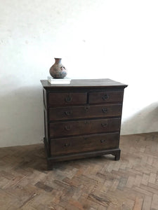 18th Century English Oak Chest of Drawers