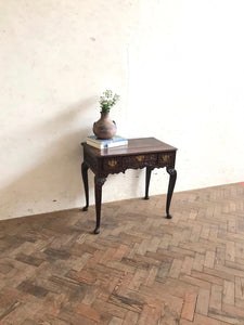 Gothic Carved 18th Century Low Boy