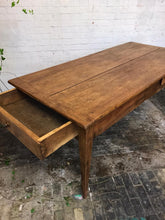 Load image into Gallery viewer, Antique French Cherry Wood  Kitchen Table
