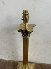 Load image into Gallery viewer, Brass Column Lamp
