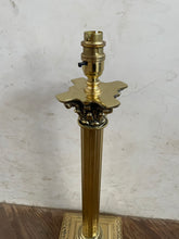 Load image into Gallery viewer, Brass Column Lamp
