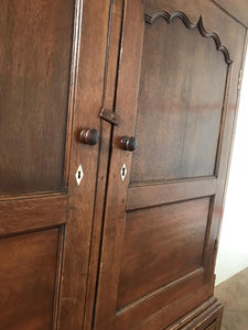 Very Large George III Oak Cupboard.