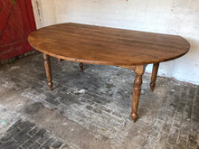 Load image into Gallery viewer, Antique Drop- leaf Pine Table
