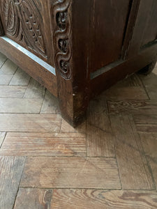 18th Century Carved Oak Chest