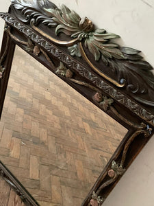 Wooden Carved French Mirror