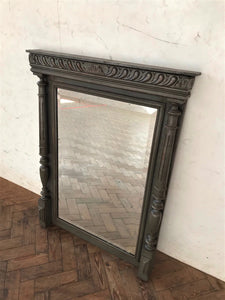 Dark Grey French Mirror -1920s