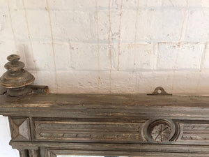 Antique French Mantle Mirror
