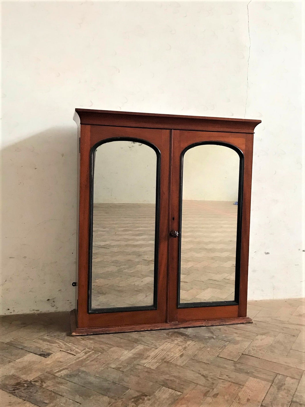 Victorian Cabinet with Mirrored Doors