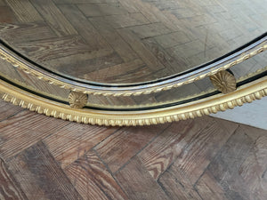 Oval Gilded Mirror