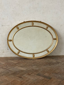 Oval Gilded Mirror