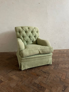Howard Style Arm Chair with a  Button Back