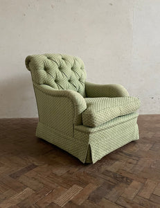 Howard Style Arm Chair with a  Button Back