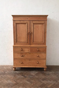 Antique Pine Housekeeper’s Cupboard
