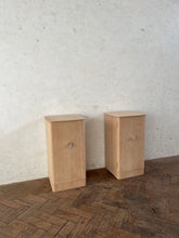 Load image into Gallery viewer, 1960&#39;s Limed Oak Bedside Cabinets
