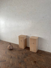 Load image into Gallery viewer, 1960&#39;s Limed Oak Bedside Cabinets
