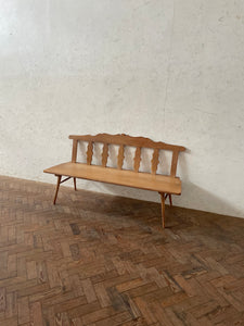 1940's Oak Bench