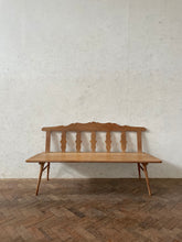 Load image into Gallery viewer, 1940&#39;s Oak Bench
