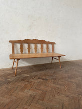 Load image into Gallery viewer, 1940&#39;s Oak Bench
