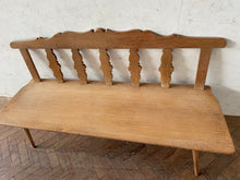 Load image into Gallery viewer, 1940&#39;s Oak Bench
