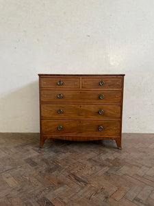 Georgian Mahogany Chest of Drawers with Inlay