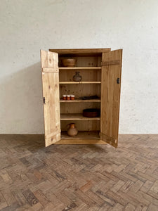 Antique Pine Larder Cupboard - Medium Sized