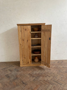 Antique Pine Larder Cupboard - Medium Sized