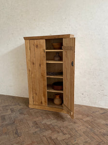 Antique Pine Larder Cupboard - Medium Sized