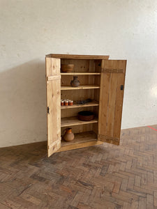 Antique Pine Larder Cupboard - Medium Sized
